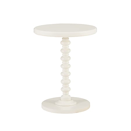 Round spindle side sale table