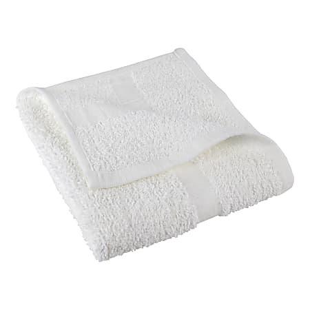 1888 Mills Durability Cotton Hand Towels 16 x 27 White Pack Of 120 Towels Office Depot