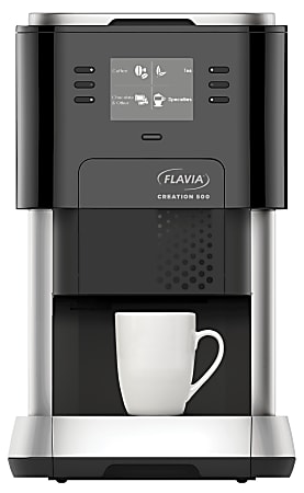 FLAVIA Creation 500 1-Cup Brewer, Black/Silver