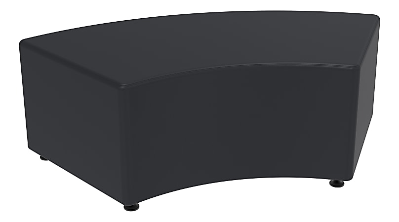 Marco Group Sonik 16"H 60&shy;&deg; Curve Bench, Ebony Black