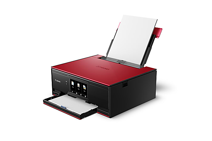 Canon PIXMA TS TS9120 Inkjet Multifunction Printer Color CopierPrinterScanner 4800 x 1200 dpi Print Automatic Duplex Print 2400 dpi Optical Scan 200 sheets Input Ethernet Wireless LAN Canon Mobile Pri...