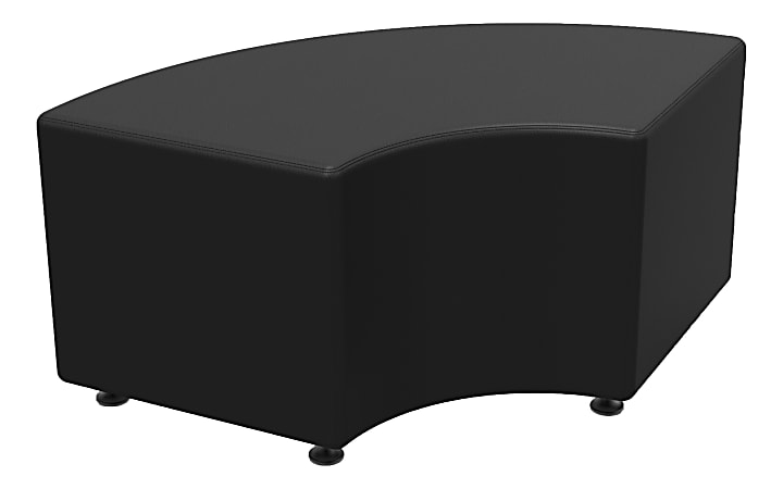Marco Group Sonik Curved Bench, Ebony Black
