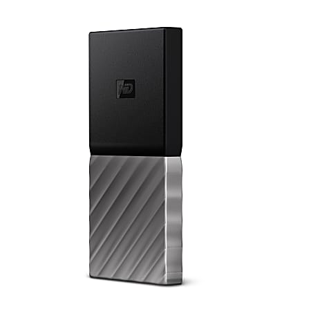 WD My Passport Portable SSD 256GB BlackGun Metal - Office Depot