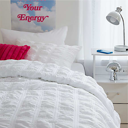Dormify Caia Cloud Comforter and Sham Set, Twin/Twin XL, White
