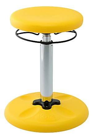 Kore Kids Adjustable Wobble Chair, 15-1/2" to 21-1/2"H, Yellow