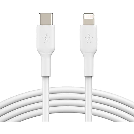 Belkin® BOOST UP CHARGE Lightning To USB-C Cable, 3-19/64', White