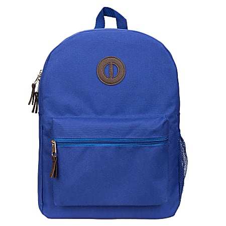 Office Depot® Brand Basic Backpack With 16" Laptop Pocket, Blue