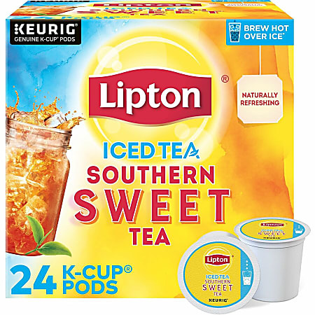 Lipton Southern Sweet Iced Black Tea K-Cup - 24 / Box Lipton Southern Sweet Iced Black Tea K-Cup - 24 / Box