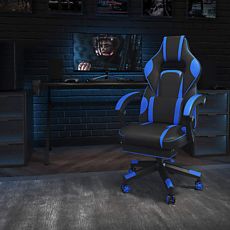 X20 Blue and Black Gaming Swivel Chair