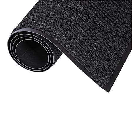 Crown Needle-Rib™ Wiper/Scraper Mat, 2' x 3', Charcoal
