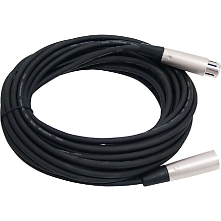 Pyle Microphone Cable - XLR Male - XLR Female - 15ft - Black