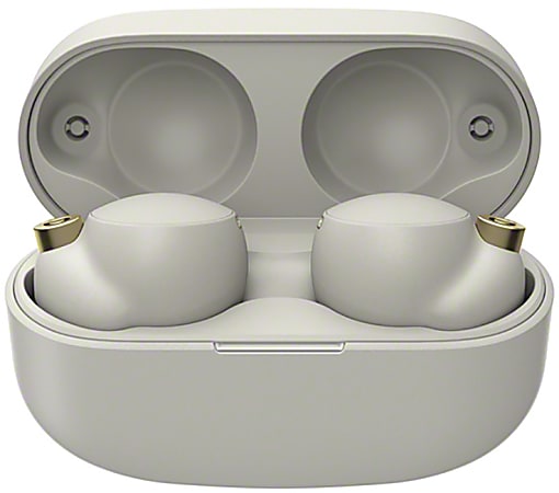 Sony® Industry-Leading Noise-Canceling Truly Wireless Earbuds, Silver, WF1000XM4/S