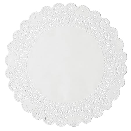 LAPCO Lace Doilies, 10", Carton Of 10