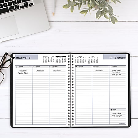 glanceページ 2025 AT A GLANCE DayMinder Column Style Weekly Planner 7 x 8 34