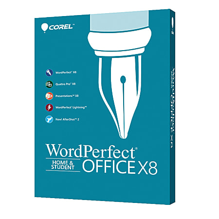 Corel&reg; WordPerfect&reg; Office X8 Home And Student Edition, Disc