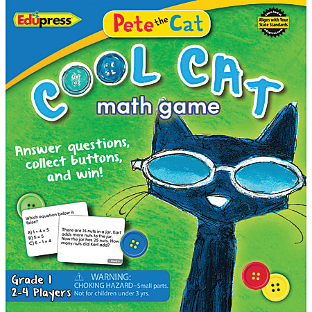Edupress Pete The Cat Cool Cat Math Game,
