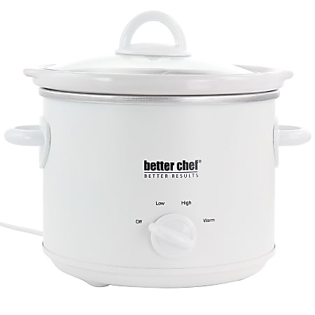 Better Chef 3-Quart Slow Cooker With Removable Stoneware
