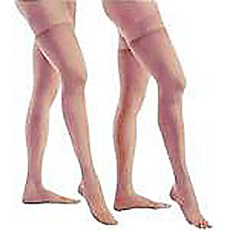 Relief® Therapeutic Support Unisex Thigh High Stockings, 20-30 mmHg, Closed Toe, Large (Ankle Circumference: 10"-11 3/8", Calf Circumference: 12 1/2"-18 1/8", Thigh Circumference: 21 1/4"-30 3/4")