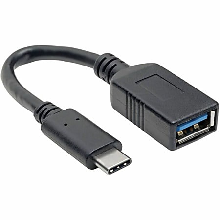 Tripp Lite USB C to USB Type-A Adapter Cable, M/F, 3.1, Gen 1, 5 Gbps, USB-IF, 6 in. - Thunderbolt 3 UCB Type C US - U428C6NF