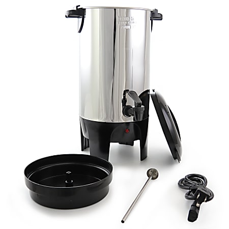 CoffeePro 50 Cup Stainless Steel Urn Coffeemaker - Office Depot
