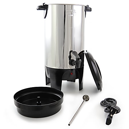 CoffeePro 100 Cup Commercial Coffee Urn Stainless Steel - Office Depot