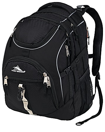 High Sierra® Access Backpack With 17" Laptop Pocket, Black