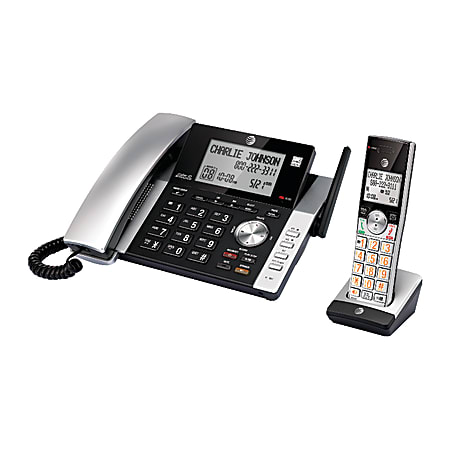 AT&T CL84115 2-Line Corded /Cordless Expandable Answering Phone System - Thumbnail 5