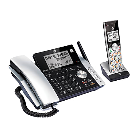 AT&T CL84115 2-Line Corded /Cordless Expandable Answering Phone System - Thumbnail 3