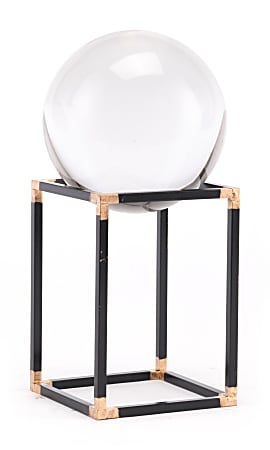 Zuo Modern Black Orb, Small