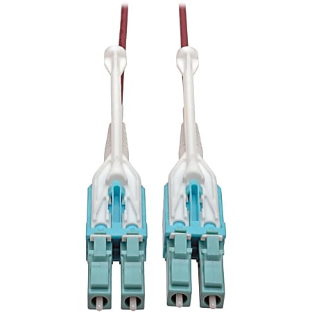 Eaton Tripp Lite Series 10G Duplex Multimode 50/125 OM4 LSZH Fiber Optic Cable (LC/LC), Push/Pull Tabs, Magenta, 9 m - Fiber Optic  - N82109MMGT