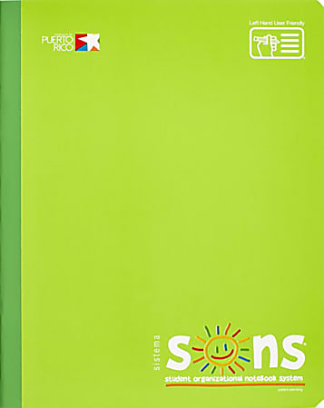 SONS System Laboratory Notebooks, 9-3/4" x 7-1/2", 1 Subject, Unruled, 200 Sheets, Green, Pack Of 30 Notebooks