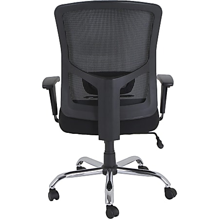 Lorell Mesh Back Drafting Stool - Black Seat - Black Back - 5-star Base - Black - 1 Each Lorell Mesh Back Drafting Stool - Black Seat - Black Back - 5-star Base - Black - 1 Each