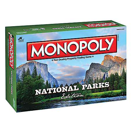 The Op Monopoly National Parks Edition, Grades 3 And Up