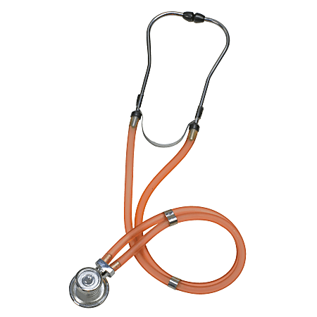 MABIS Legacy Sprague Rappaport Stethoscopes, Boxed, Adult/Medium/Infant Bells, Orange