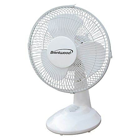 Brentwood Kool Zone Oscillating Desk Fan 11 3 4