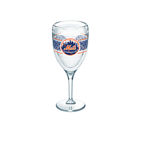 Tervis MLB Select Wine Glass, 9 Oz, New York Mets