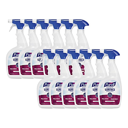 Purell® Foodservice Surface Sanitizer Spray, 32 Oz Bottle, Case Of 12