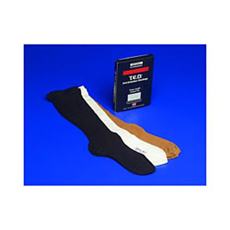 T.E.D.™ Knee Length Anti-Embolism Stockings For Continuing Care, Large/Regular: Calf Circumference: 15"-17 1/2", Length: 18", White