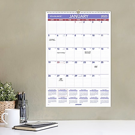 Wandkalender, Runs from january 2025, 2025 kalender, december 2025, 365