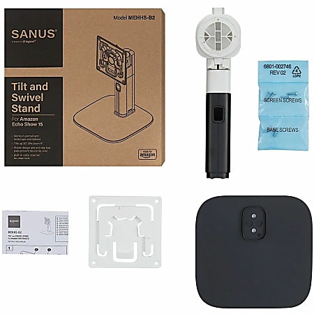 Sanus Tilt and Swivel Smart Display Stand for Amazon Echo Show 15