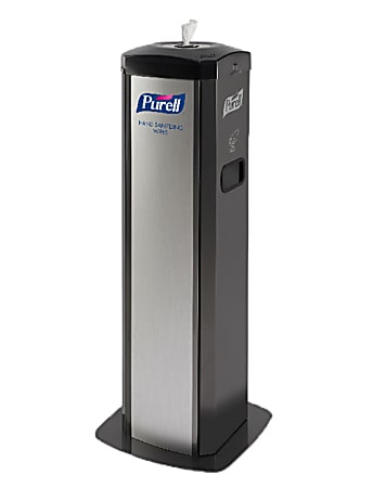 PURELL® DS360 Hand Sanitizing Wipes High-Capacity Floor Stand, Silver