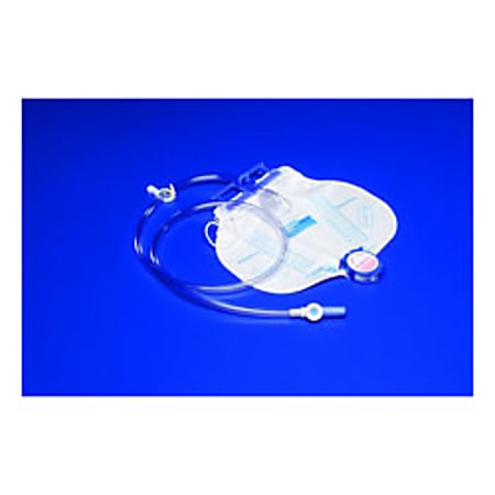 CURITY™ Drain Bag With Anti-Reflux Chamber, SPLASHGUARD II™ Drain Spout, CSR Wrap, 2000 mL