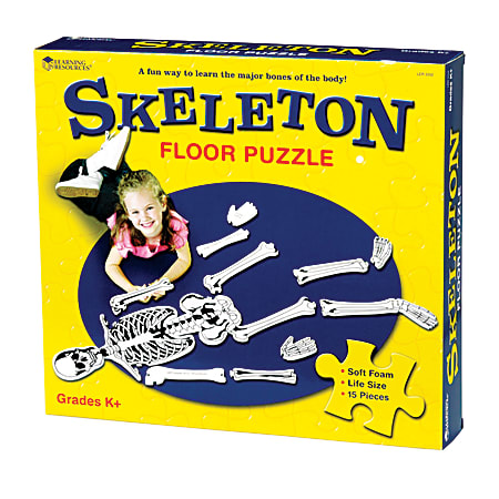 Learning Resources Skeleton Foam Floor Puzzle