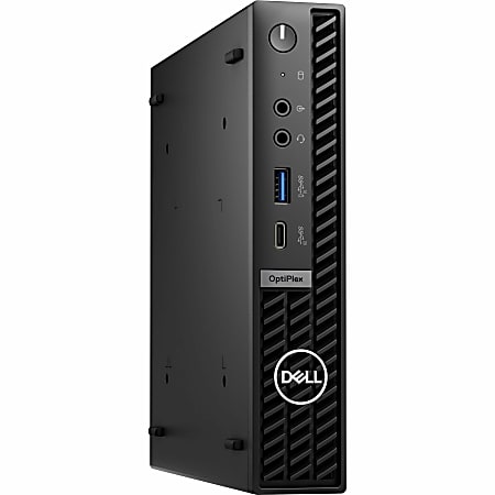 Dell OptiPlex 7000 7010 Desktop PC, Intel Core i5, 16GB Memory, 256GB Solid State Drive, Windows 11 Pro, Micro PC Form Factor, No Optical Drive,Wireless LAN, Total Number of USB Ports: 5, Number of DisplayPort Outputs