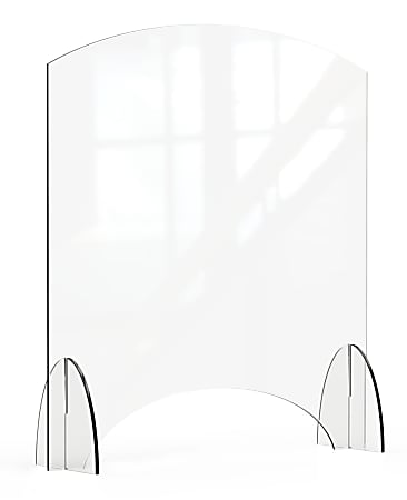 Rosseto Serving Solutions Avant Guarde Acrylic Sneeze Guard, Pass Through Window, 40" x 36", Clear