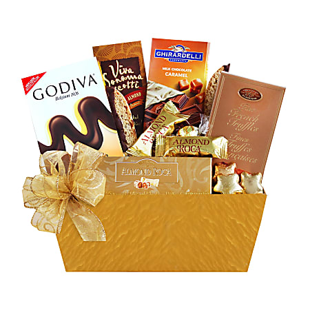 Givens Golden Chocolate Sampler Gift Basket