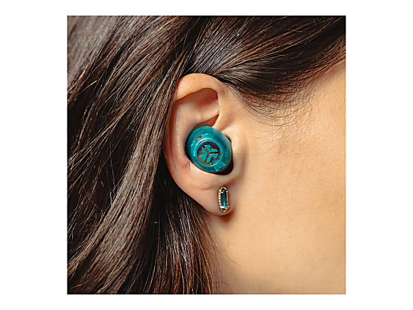 JLab Audio Go Pop ANC True Wireless Earbuds Translucent Teal