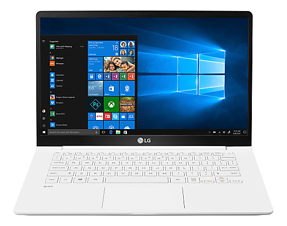 LG gram Z990 Series Laptop, 14" Screen, Intel® Core™ i5, 8GB Memory, 256GB Solid State Drive, Windows® 10, 14Z990-U.AAW5U1