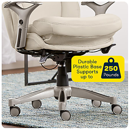 Serta works ergonomic executive chair 2024 ivory