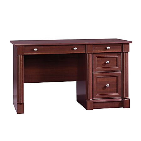 Sauder® Palladia 54"W Computer Desk, Select Cherry